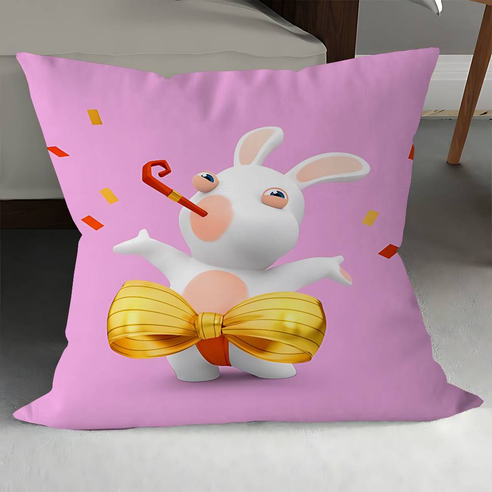 R-Rabbids Invasion Подушка Аниме Подушка Диван Кровать Подушка для Головы Наволочка Чехол для Подушки 45x45 см Мода