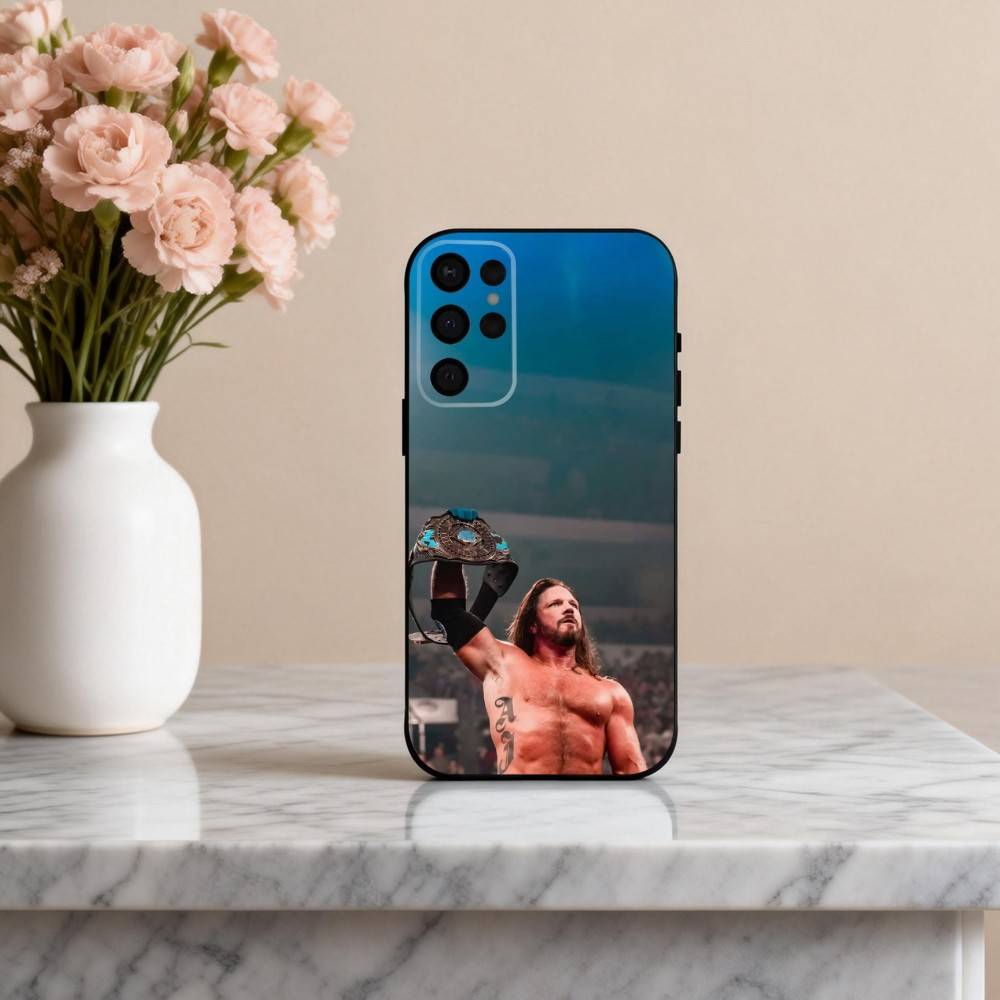 A-Aj Мощный S-Styles-S Чехол для телефона Samsung S25,24,23,22,30,21,10,9,Ultra,Plus,Lite,FE,4,5 G Мягкий черный чехол