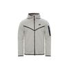 Tech Fleece Full Zip Hoodie Heather Grey Men Tops CU4489-063