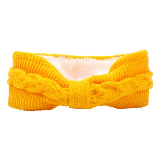 Зимняя флисовая повязка на голову, однотонная, с перекрученной текстурой, утолщенная, теплая, эластичная, удобная, вязаная, утепленная повязка на голову