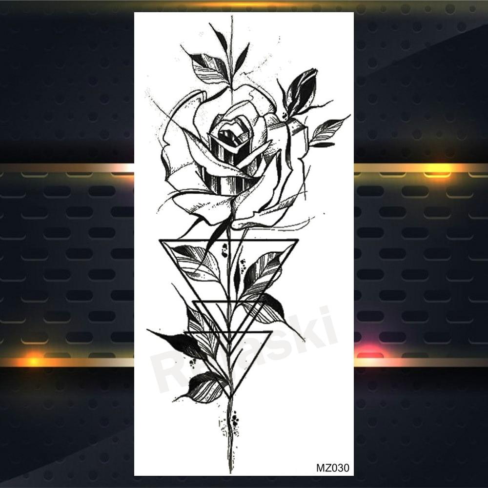 Временные татуировки с изображением орла для мужчин и женщин, волк, черное животное, татуировка, тигр, лесной лось, геометрия, гора, поддельные татуировки, скорпион, руки, руки