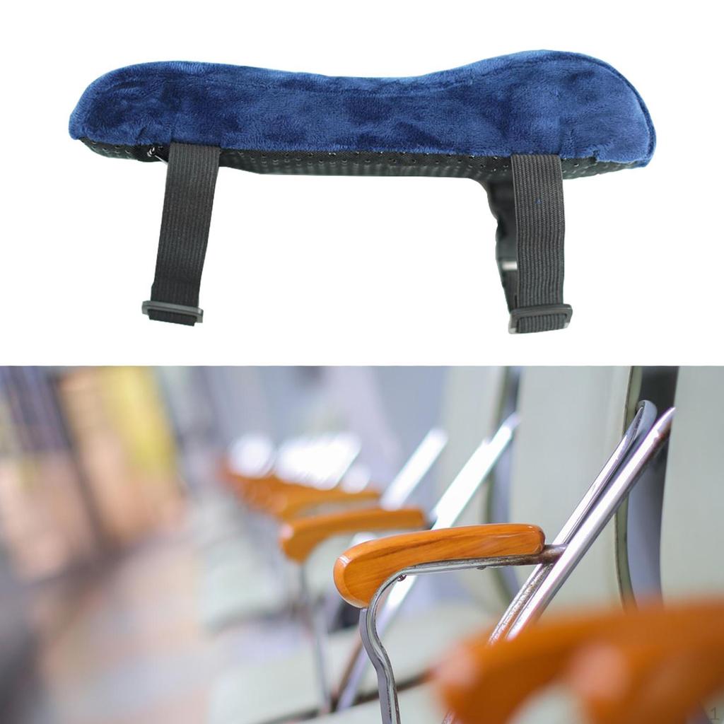 Office Chair Armrest Pad,Chair Arm Cover Thick Elbow Cushion with Memory Foam for