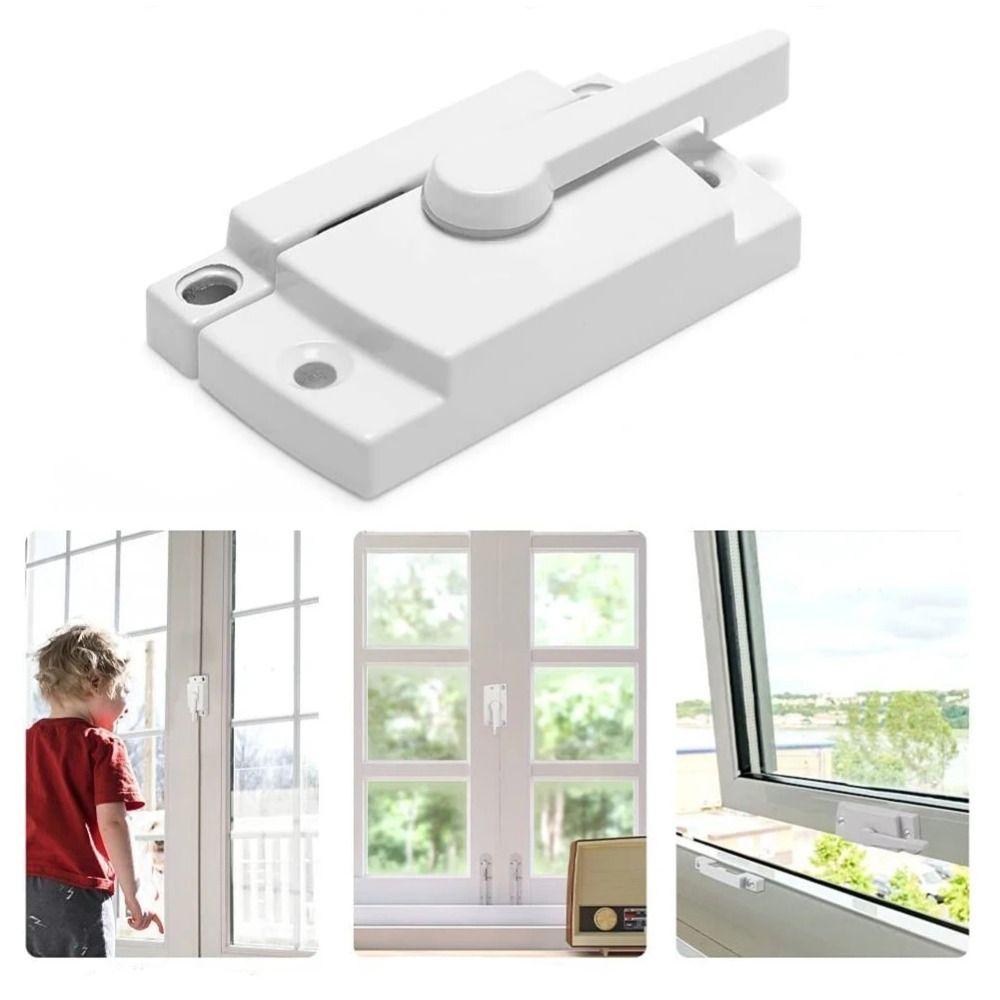 Anti-Theft Window Sash Locks Zinc Zinc Zinc Alloy Crescent Lock Window Lock Buckle Child Safety Protection