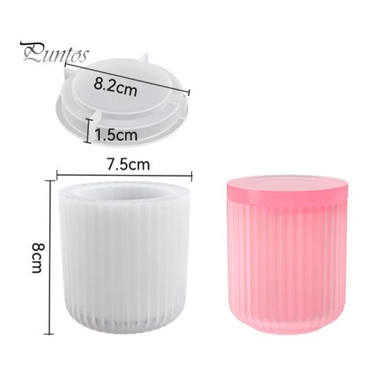 4 комплекта силиконовых форм с крышкой, форма для литья бетона, гладкие полосы, антипригарное покрытие, сделай сам, форма для хранения ювелирных изделий из эпоксидной смолы