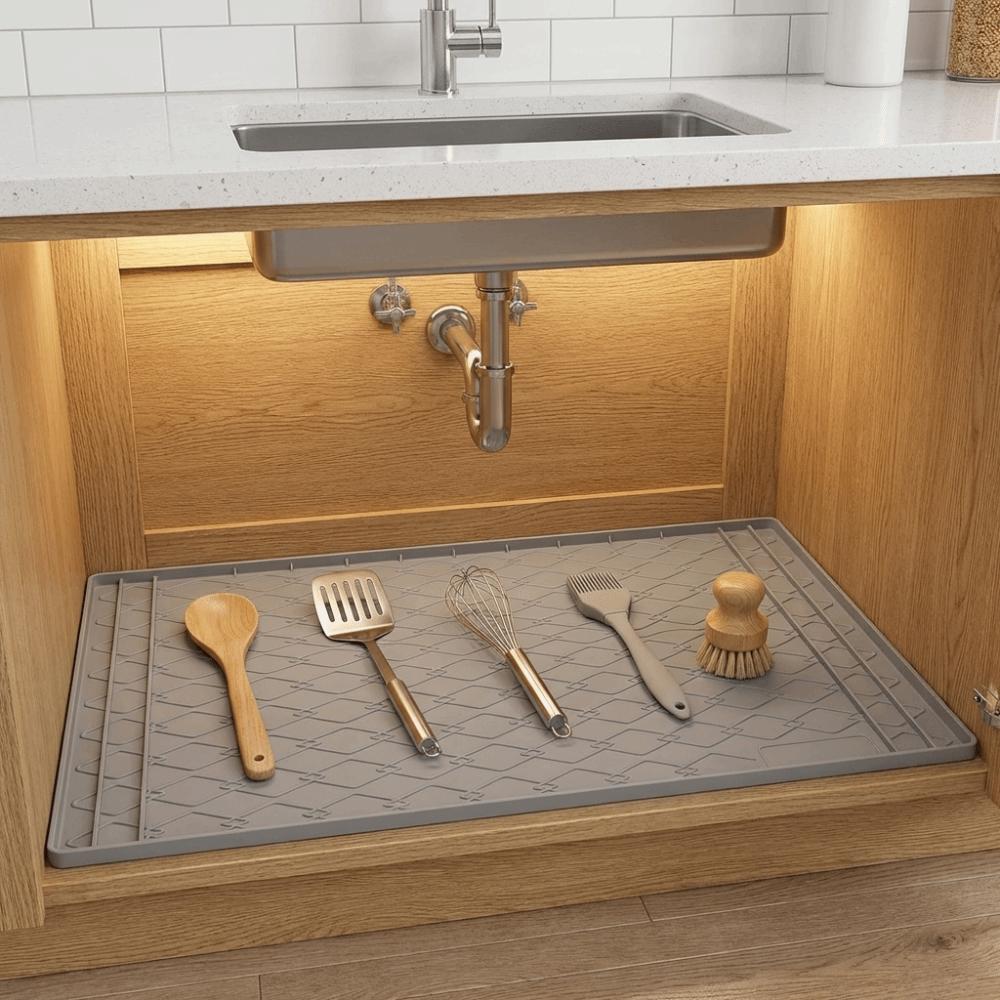 Rectangle Cabinet Protectors Liner Anti-fouling Kitchen Waterproof Mat Tableware