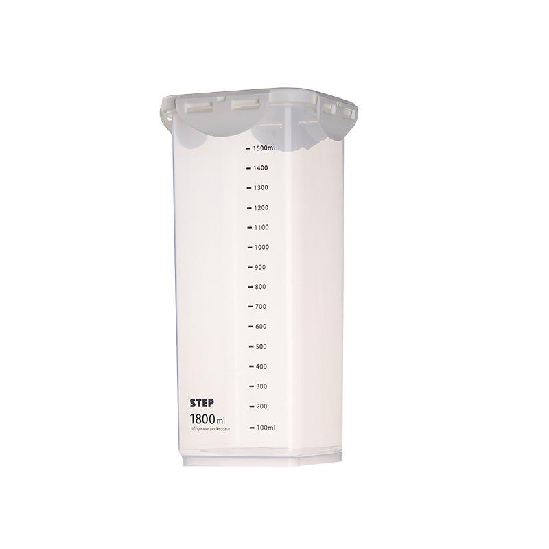 Airtight Plastic Food Storage Containers - Sealed Cans for Coarse Cereals & Grains (With Scale)