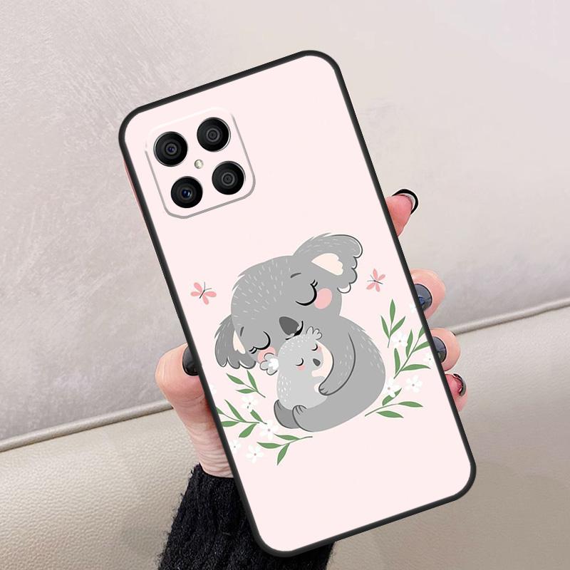 cartoon watercolor animal koala For Honor Magic 8 7 5 6 Lite Case For Honor 200 400 Pro X9d X9c X9b X9a X8c X8b 70 90 Win RT