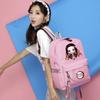 Аниме Demon Slayer Nezuko Bookbag Подростковый рюкзак Школьные ранцы для мальчиков и девочек Mochilas Мультяшный принт Сумка для ноутбука Снова в школу Рюкзак