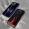 Чехол для телефона 'Крест Архангела Михаила' для iPhone 16,15,14,13,12,11,Pro,XS,Max,Plus,Mini,SE Черный Конфетный Матовый Ударопрочный Чехол