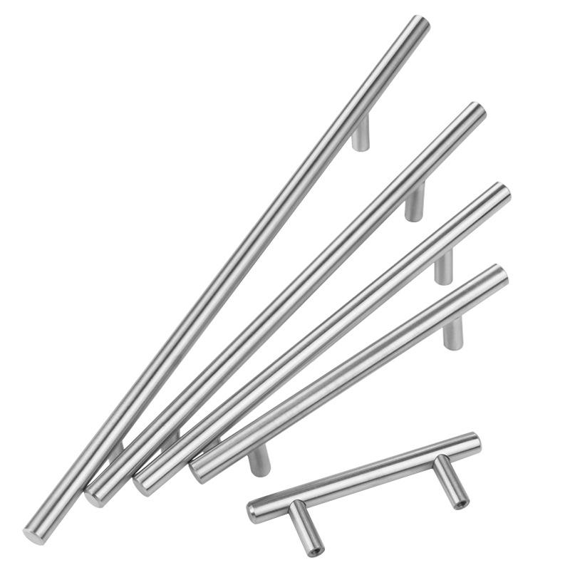 Современная Т-образная ручка из нержавеющей стали для дверей кухонного шкафа и гардероба