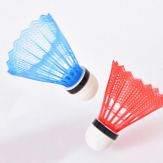 12 шт. воланов для бадминтона, яркие цвета, многоразовые, легкие, портативные, для тренировок, бадминтон для детей, для развлечений