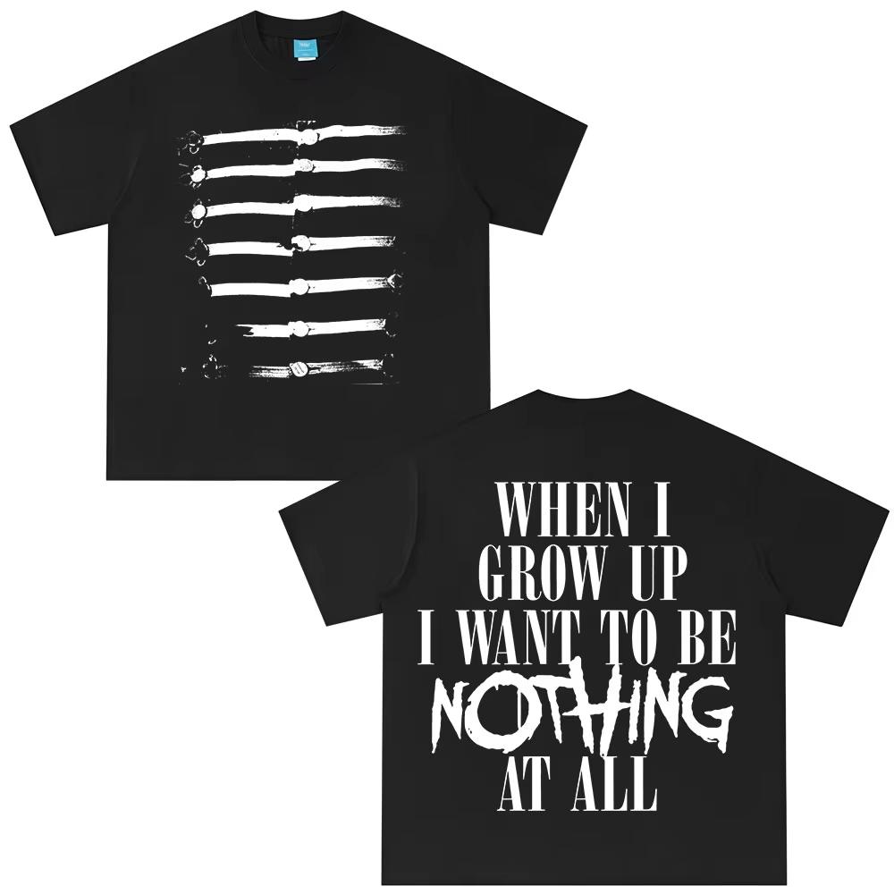 Rock Band My Chemical RoUnisexce Tshirt The Black Parade Tour Tshirt Unisexs Women Clothing Hip Hop Gothic T Shirts Streetwear