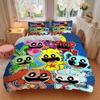 Happy Cartoon Characters Print 3Pcs Bedding Setduvet Cover With 2 Bedropillowcase Home Birthday Gift