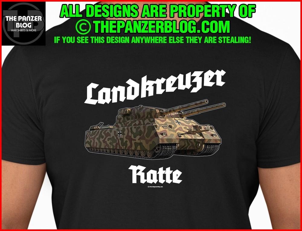 Ratte Landkreuzer Немецкий Танк Футболка Танк Война Подарок Унисекс Футболка
