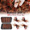 25 шт./кор. Redtail Dryfly рыболовная приманка нахлыстом для лосося/форели приманки для рыбалки
