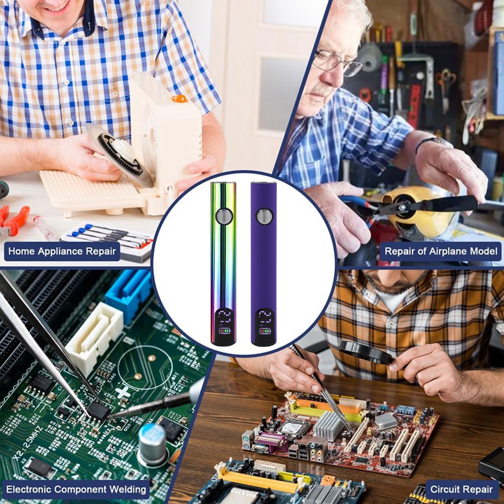 400 мАч 510 резьба аккумулятор ручка паяльник в форме набор аккумуляторов нагревательное устройство регулировка нагревательный комплект фитинги электрический паяльник