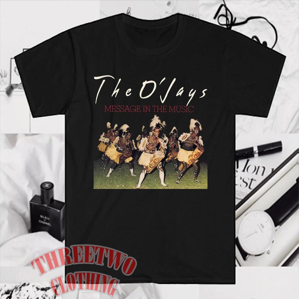 The O'Jays Message In Men's Black Size S to 5XL