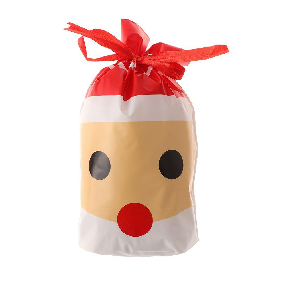 Pastry Tool Santa Claus Cookies Handmade Soap Gift Bags Christmas Decor Candy Package Drawstring