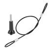 30cm Stainless Steel Tether Lanyard Wrist AntiLost Belt with 1 4in Screw for GOPRO DJI OSMO