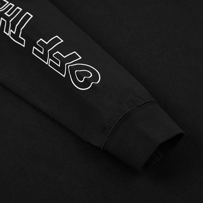 Vans Футболка с круглым вырезом и длинным рукавом с принтом букв, мужская, черная VN0A48BIBLK