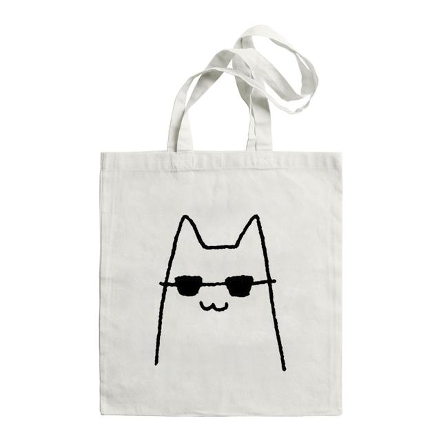 Женская сумка для покупок, милая черная забавная большая сумка с котом, складная сумка для покупок, дизайнерские сумки, сумка для покупок большой емкости с принтом