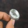 Кольцо с ограненным белым топазом Уникальное кольцо с драгоценным камнем Кольцо из стерлингового серебра 925 пробы Ручная работа Стильные украшения Винтажное кольцо для подарка