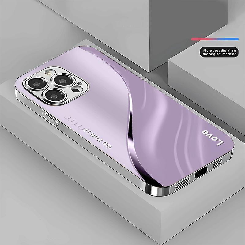 Изящная серия стеклянных чехлов для телефона, подходящих для iPhone 17 16 15 14 13 12 11 Pro/Max/Plus, противоударная задняя крышка
