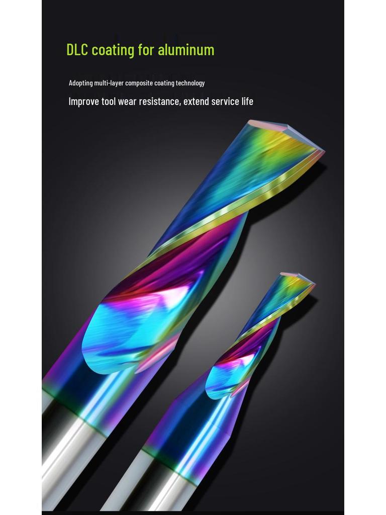 Фреза спиральная однозаходная из вольфрамовой стали 60°, 3,175 мм, для алюминия, акрила, ПВХ-пластика, гравировальный станок, режущая головка 4 мм/6 мм