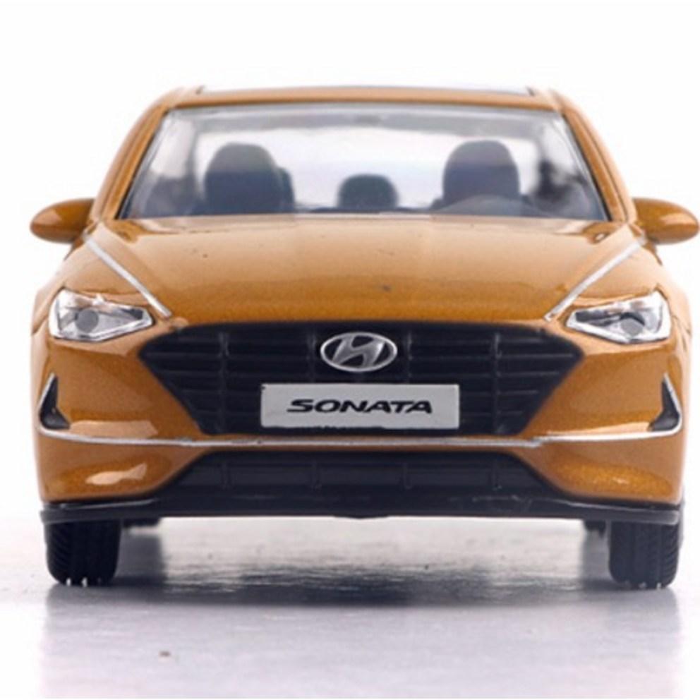 WELLY Hyundai Sonata DN8 Металлическая модель автомобиля - Золотой