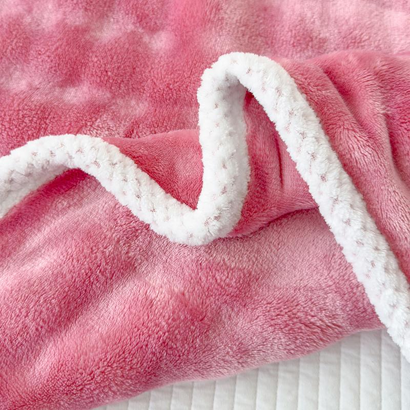 Single/Queen/Super King Thicker Fleece Throw Blanket for Bed or Sofa Soft Plush Blanket