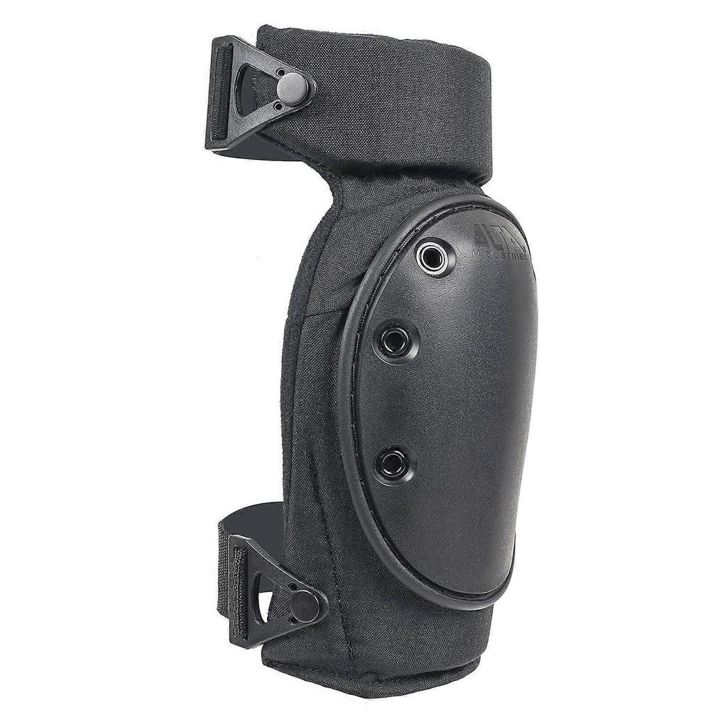 52943.00 Gel Insert Knee Protector Pad, Black Cordura Nylon, Dual LOK Fastening, Flexible Long Cap