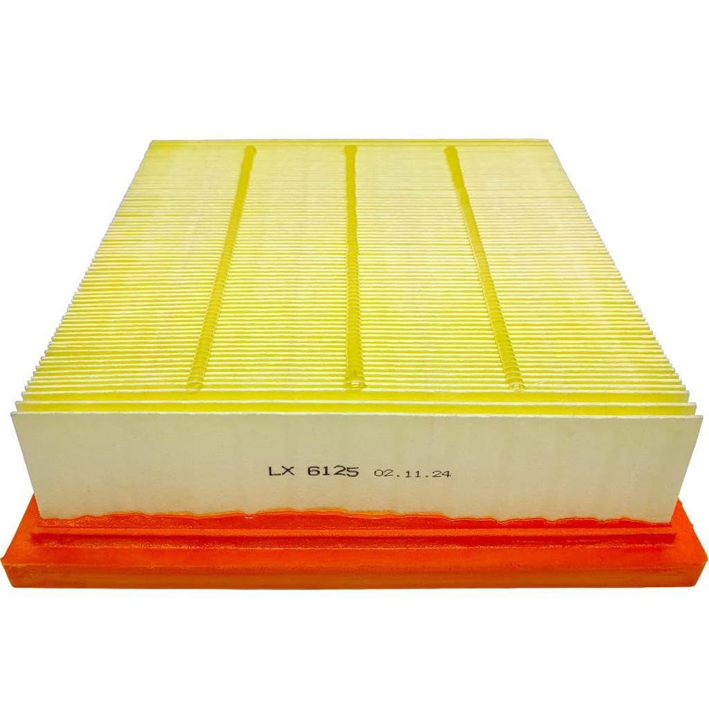 CX-60 Air Filter/Air Cleaner for Mazda KH5P, KH5S3P, KH3P, KH3R3P, and MAHLE LX6125 (PXFV-13-3A0) - Made by Genuine Filter Manufacturer