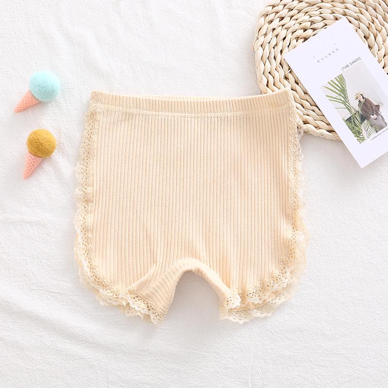 Girls' 2022 Summer Safety Pants - Lightweight, Pure Cotton Underwear for Small To Medium Children