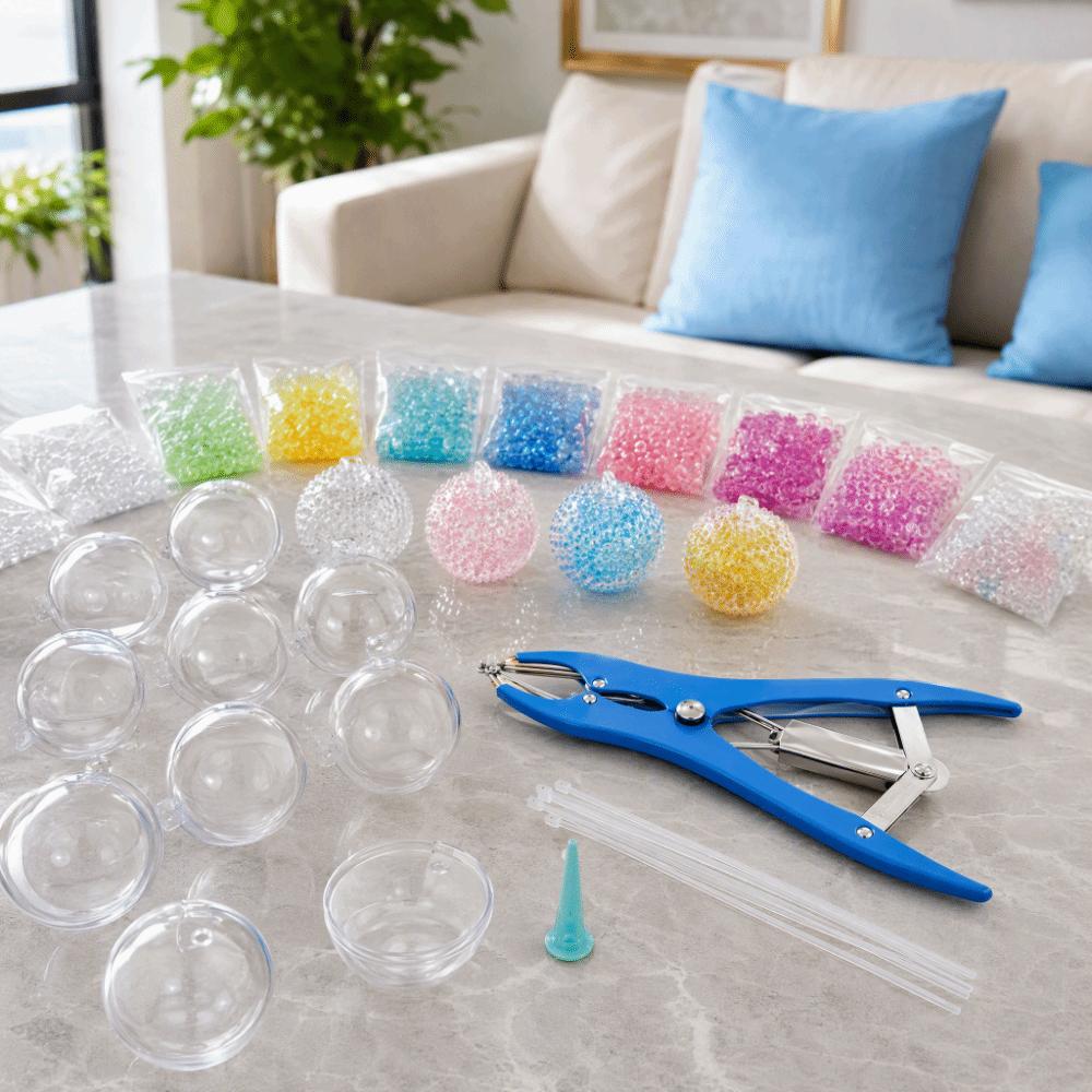 Tactile sensory Squishy Ball Kit Hollow Empty Shell Fidget Toys DIY Fidget Toy Kids & adults