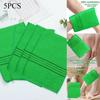 5Pcs Korean Italy Asian Exfoliating Bath Washcloth Body Scrub Shower Soft Towels