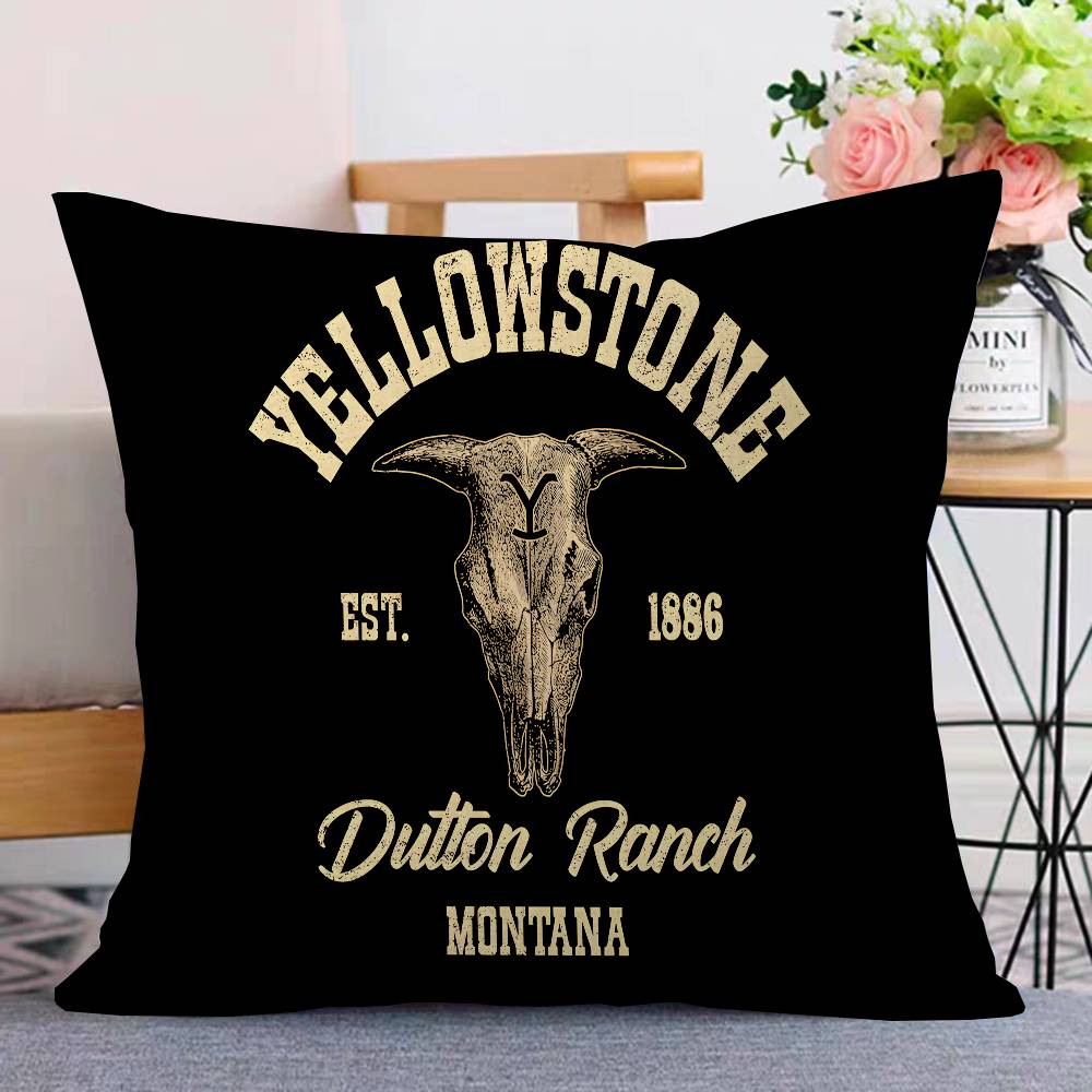 Yellowstone Dutton Ranch Pillow Cover for Bedroom Room and Living Room Sofa Decorative Cushion Cover