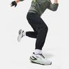 Мужские трикотажные спортивные брюки с манжетами и логотипом Li Ning, черные AYKU061-1