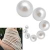 Home Party Supplies Necklace Bracelet Pendant 4-14mm 5-100Pcs Wholesale Round Beads Jewelry Making DIY For Faux Pearl