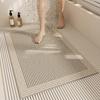 Minimalist Non-Slip Water-Permeable Bathroom Mat for Shower, Bathtub, and Toilet