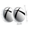 Слепое автомобильное зеркало 2 шт. присоска боковое автомобильное зеркало 360 широкоугольное заднее вспомогательное слепое зеркало для автомобиля