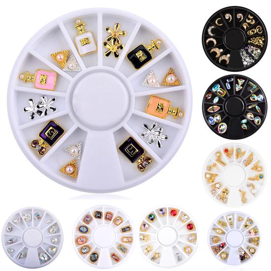 Стеклянные стразы для украшения ногтей, маникюр, ювелирный аксессуар своими руками