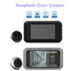 Door Viewer Camera Video Digital Peephole Night Vision Photo Recording Digital Magic Eye Electronic Doorbell