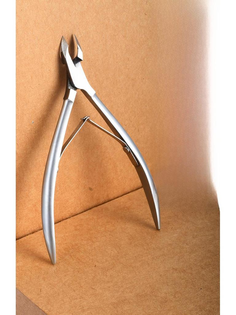 Украинско-российские матовые щипцы для кутикул из нержавеющей стали и профессиональные ножницы с зазубринами