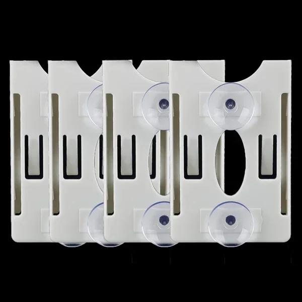 Автомобильный карман для карточки, держатель для парковочного талона на присоске, зажим, автомобильный крепеж, органайзер для парковочной карты на лобовое стекло, наклейки, чехлы для ID/IC-карточек