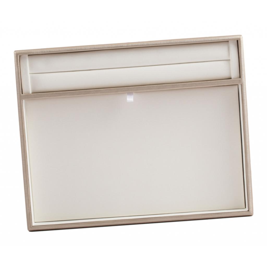 Штабелируемый лоток для ювелирных изделий из искусственной кожи, органайзер, ожерелье