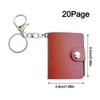 2 Inch Keychain Mini Album with Keychain Backpack Keyring New Mini Photo Album
