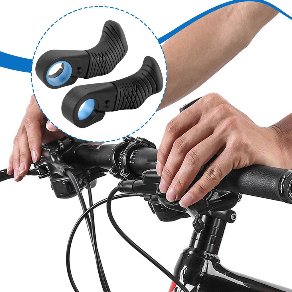 Handlebar Thumb Rest Ergonomic Bar Ends AntiSlip Inner End Support with TPE Layer for