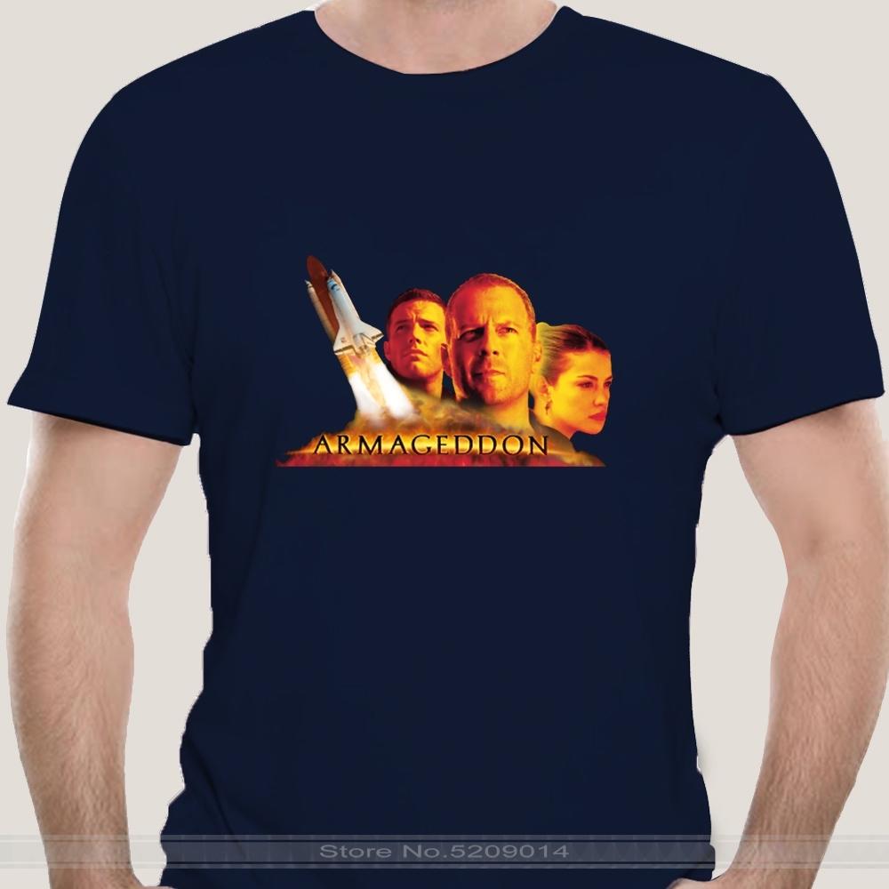 cotton tshirt men summer fashion tshirt euro size Armageddon Movie 100 Cotton Mens T Shirt