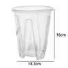 Reusable Breathable Flower Pot Plastic Transparent Plants Flower Tray Root Control Pots Balcony Garden Plant Care Accessories
