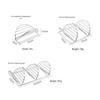 304 Stainless Steel 3-Layer V-Shaped Taco Holder